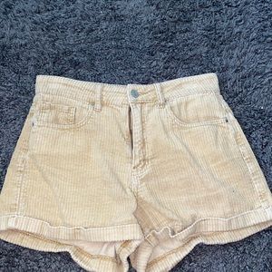 Pacsun corduroy high waisted shorts